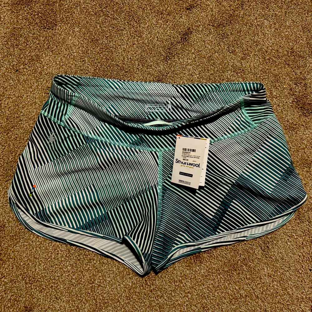 NWT Smartwool Lined Sport Shorts, size S